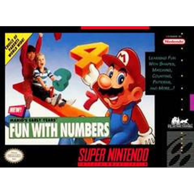 Mario's Early Years Fun With Numbers - Super Nintendo