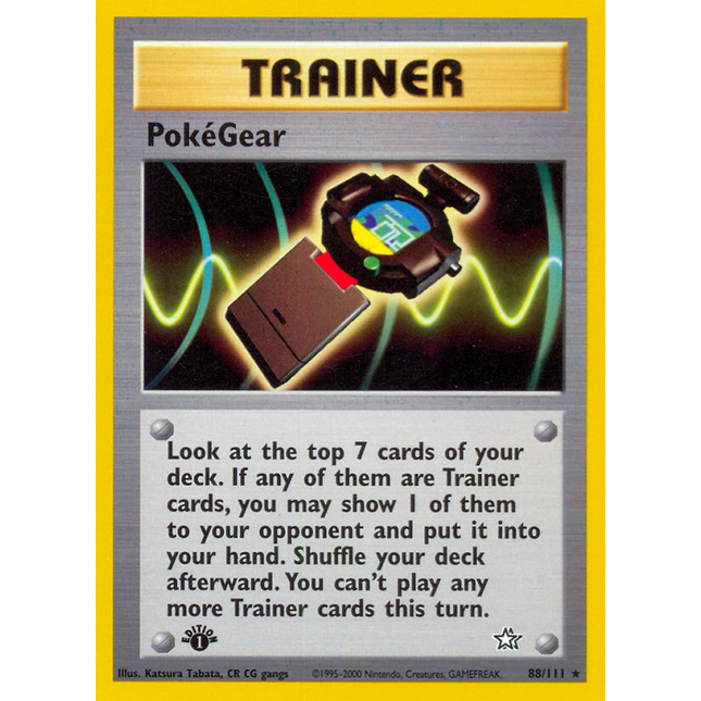 PokeGear (88/111) [Neo Genesis 1st Edition]