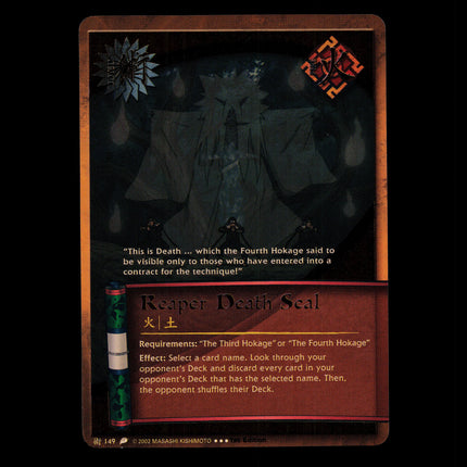 Reaper Death Seal - 149 - NM - 1st Edition - Foil - Naruto CCG - D4-345