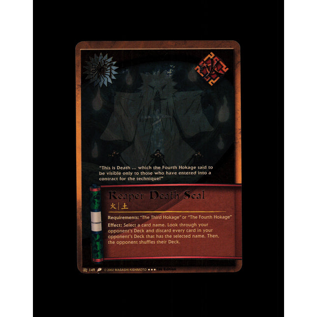 Reaper Death Seal - 149 - NM - 1st Edition - Foil - Naruto CCG - D4-345