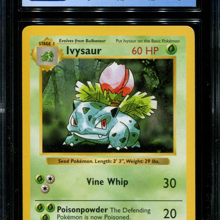 Ivysaur - 30/102 - CGC 7.5 - Shadowless - Base Set - Pokemon - 36180
