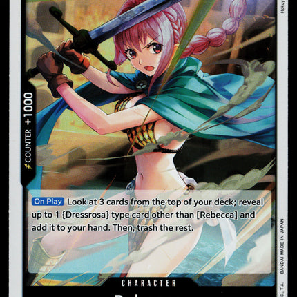 Rebecca - OP04-092 - NM - Rare - English OP04 - One Piece TCG