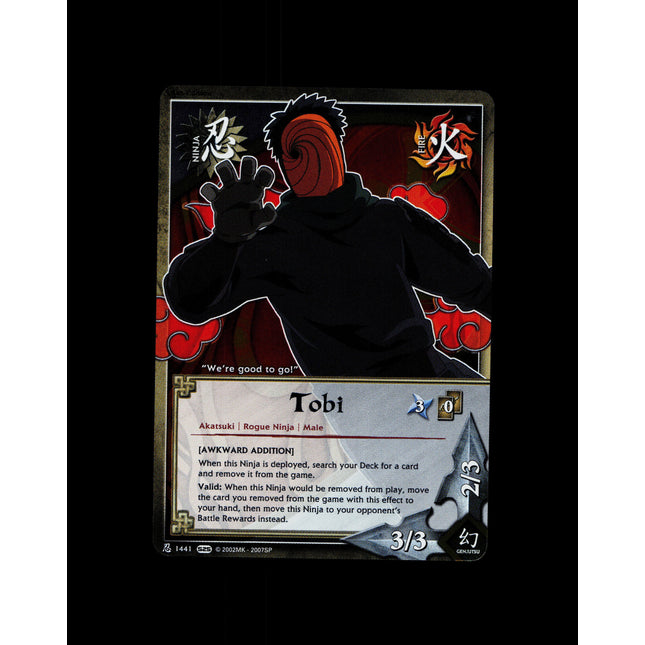Tobi - 1441 - NM - 1st Edition - Foil - Naruto CCG - D3-64