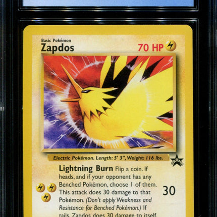 Zapdos - 23 - CGC 9.5 Gem Mint - ERROR - Black Star Promo - Pokemon - 37355