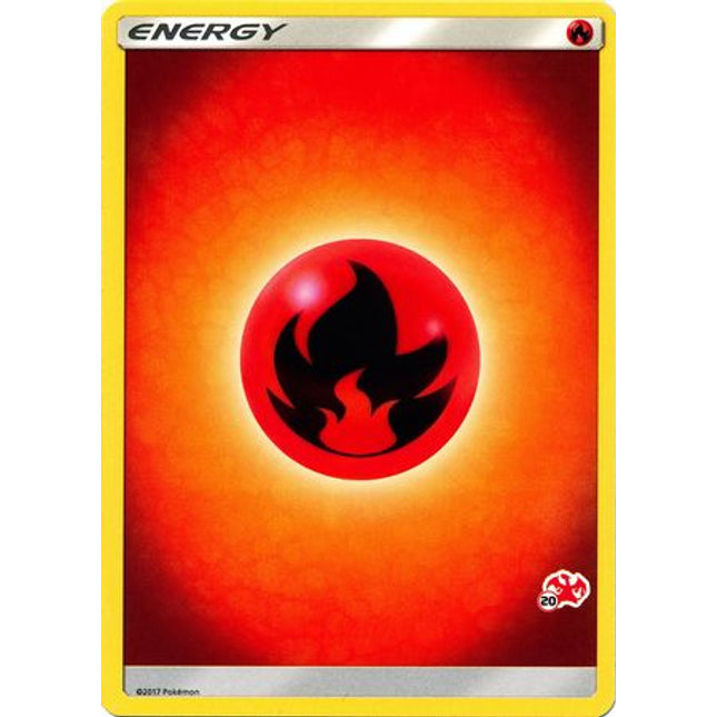Fire Energy (Charizard Stamp #20) [Battle Academy 2020]