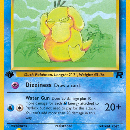 Psyduck (65/82) [Team Rocket 1st Edition]