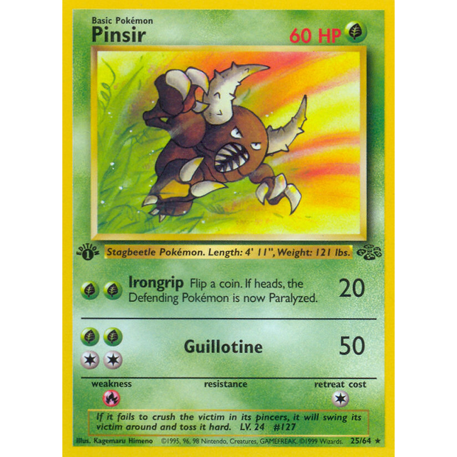 Pinsir (25/64) [Jungle 1st Edition]