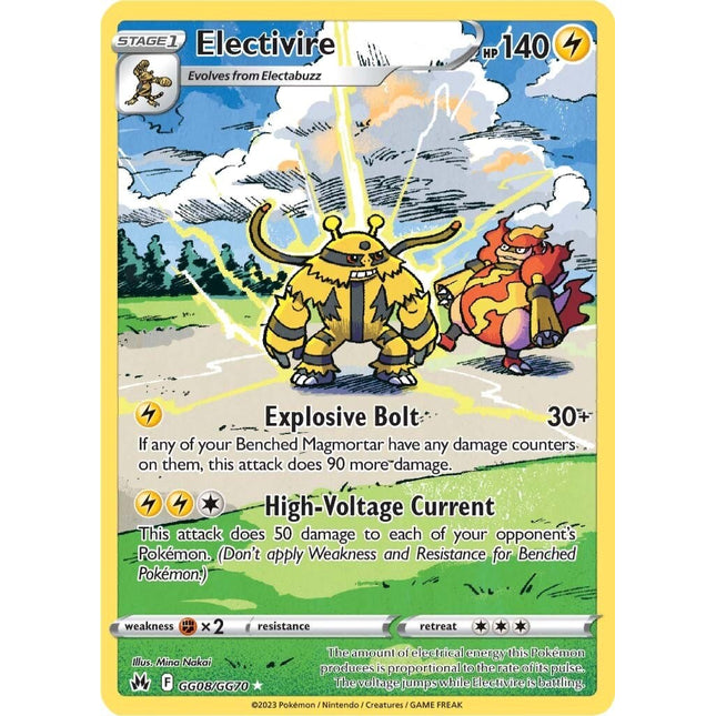 Electivire (GG08/GG70) [Sword & Shield: Crown Zenith]
