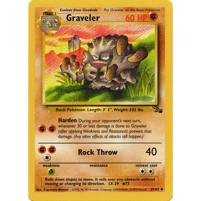 Graveler (37/62) [Fossil Unlimited]