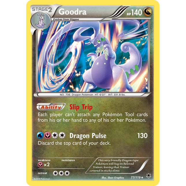 Goodra (77/119) (Cosmos Holo) (Blister Exclusive) [XY: Phantom Forces]