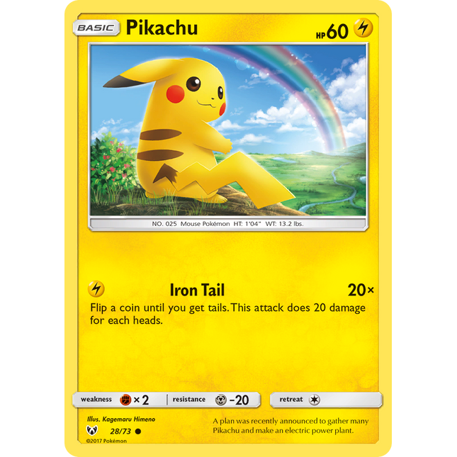 Pikachu (28/73) [Sun & Moon: Shining Legends]