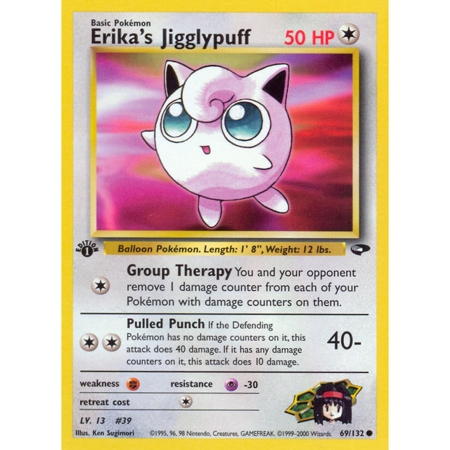 Erika's Jigglypuff (69/132) [Gym Challenge 1st Edition]