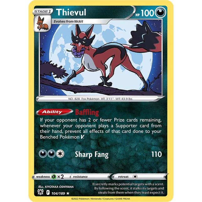 Thievul (104/189) [Sword & Shield: Astral Radiance]