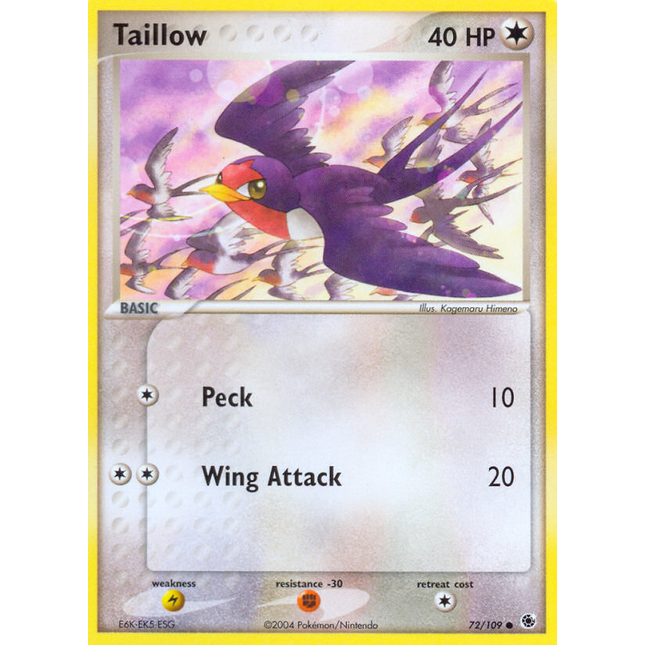 Taillow (72/109) [EX: Ruby & Sapphire]