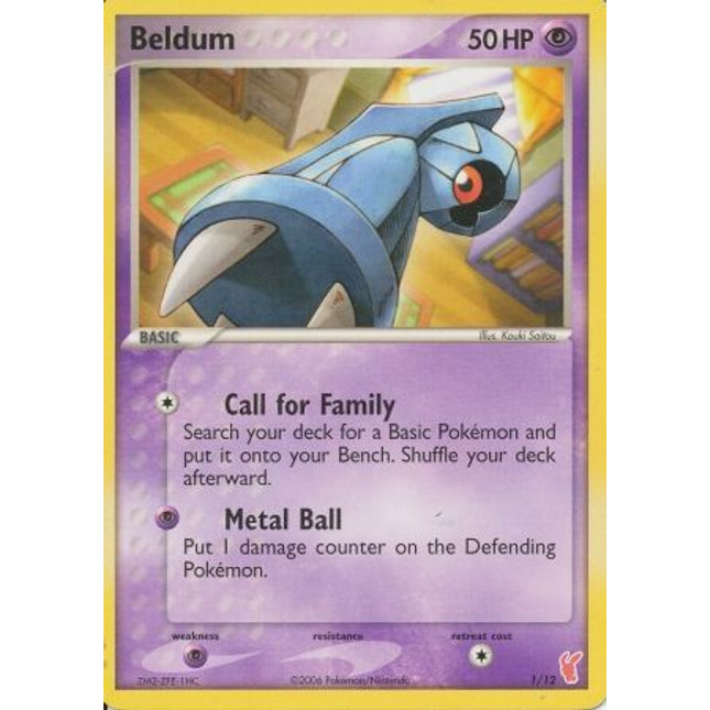 Beldum (1/12) [EX: Trainer Kit 2 - Plusle]