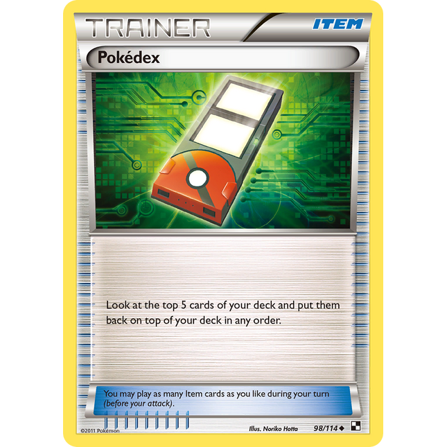 Pokedex (98/114) [Black & White: Base Set]