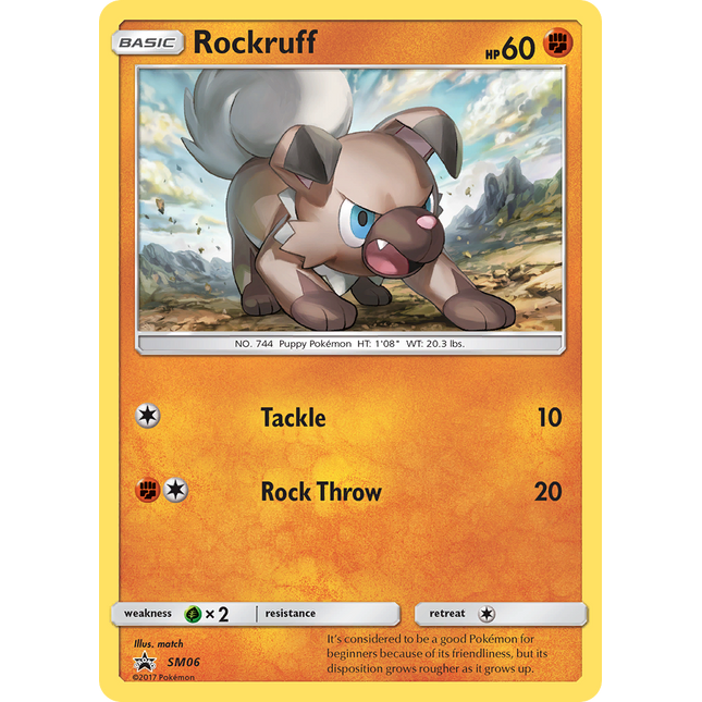 Rockruff [SM Black Star Promos]