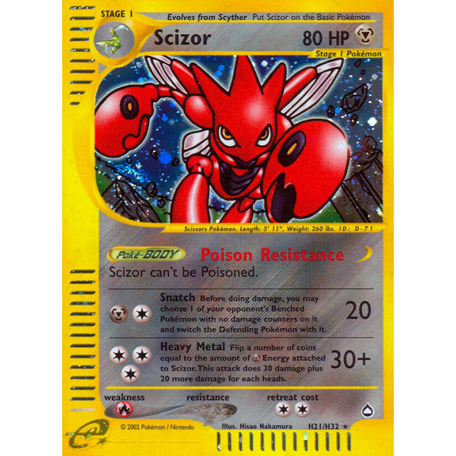 Scizor (H21) [Aquapolis]
