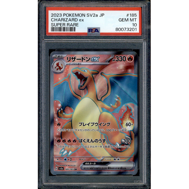 Charizard ex - 185/165 - PSA 10 - Full Art - 151 - Pokemon - 73201