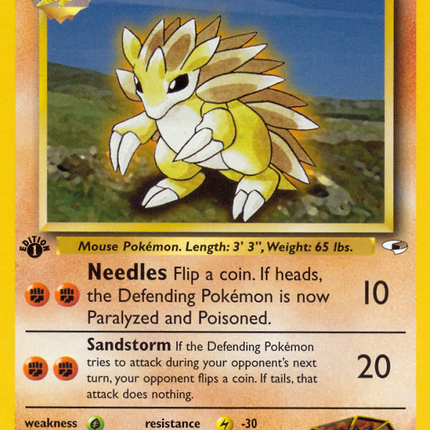 Brock's Sandslash (23/132) [Gym Heroes 1st Edition]