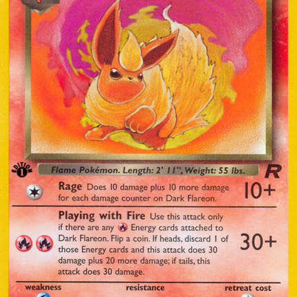 Dark Flareon (35/82) [Team Rocket 1st Edition]