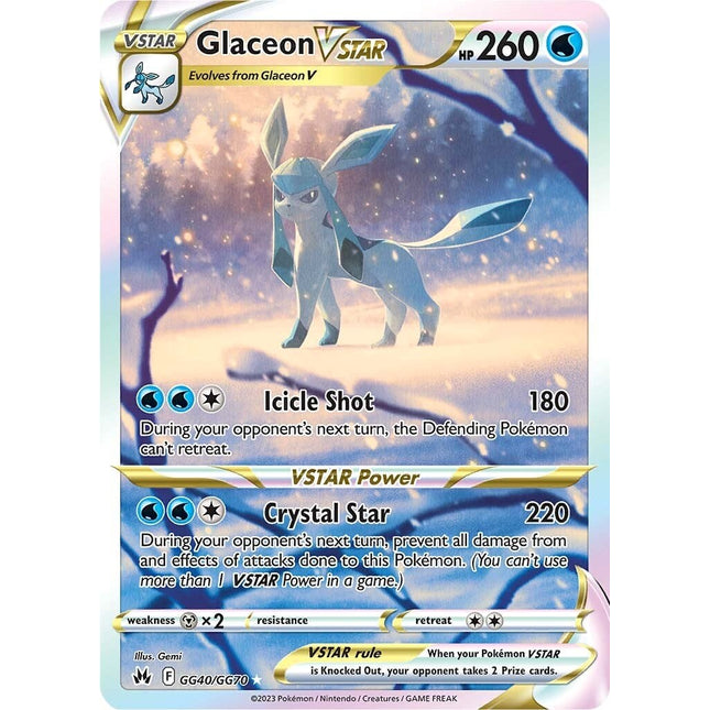 Glaceon VSTAR (GG40/GG70) [Sword & Shield: Crown Zenith]