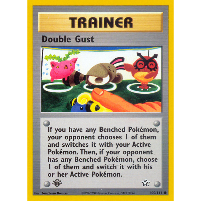 Double Gust (100/111) [Neo Genesis 1st Edition]