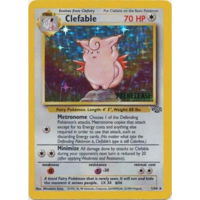 Clefable (1/64) (Prerelease Promo) [Jungle Unlimited]