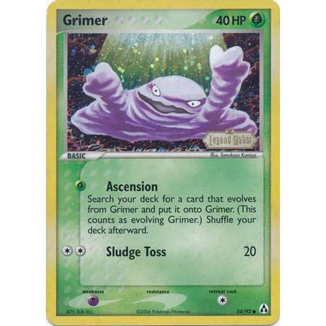 Grimer (54/92) (Stamped) [EX: Legend Maker]