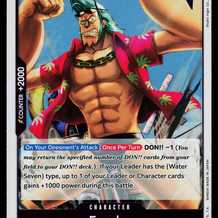 Franky - OP04-063 - NM - Rare - English OP04 - One Piece TCG