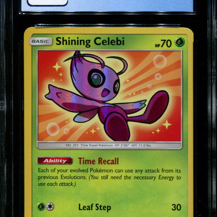 Shining Celebi - SM79 - CGC 8.5 - Black Star Promo - Shining Legends - Pokemon -  15160