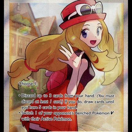 Serena - 193/196 - PSA NM - Full Art - Silver Tempest - Pokemon - A5-3