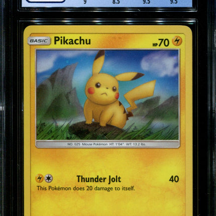 Pikachu - SM183 - CGC 9 - Holo - Unbroken Bonds - Black Star Promos - 36747