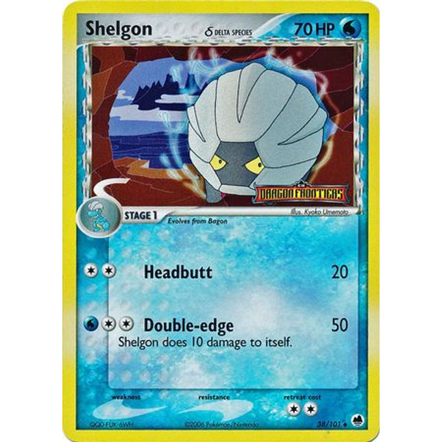 Shelgon (38/101) (Delta Species) (Stamped) [EX: Dragon Frontiers]