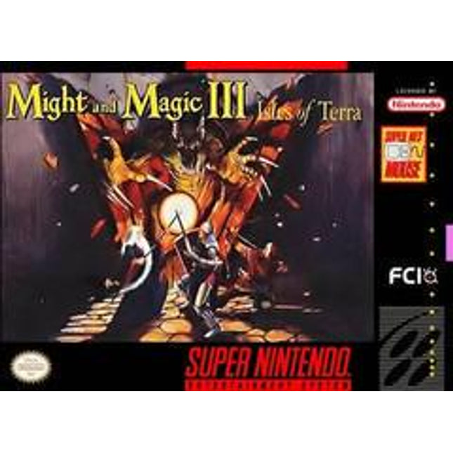 Might and Magic III Isles of Terra - Super Nintendo