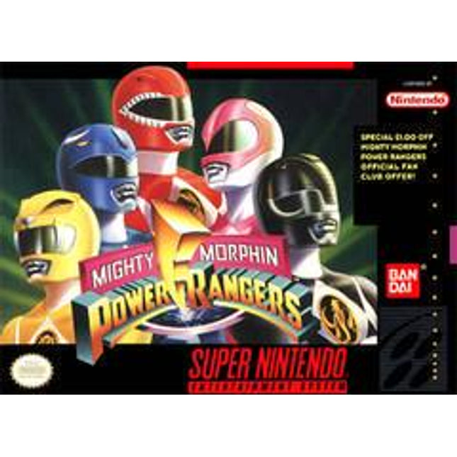 Mighty Morphin Power Rangers - Super Nintendo