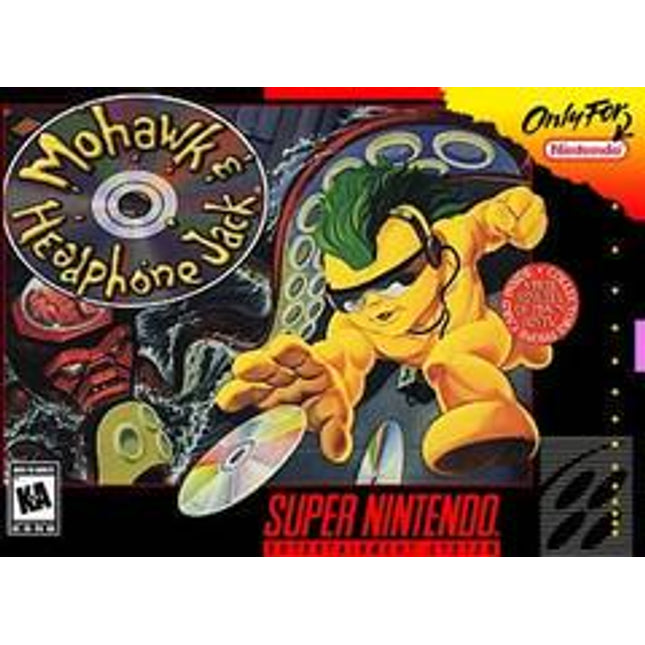 Mohawk and Headphone Jack - Super Nintendo