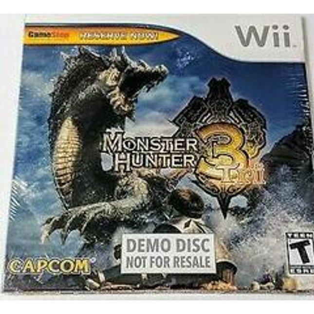 Monster Hunter Tri Demo Disc - Wii