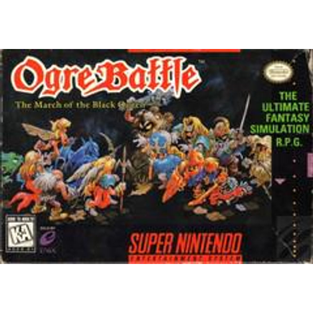 Ogre Battle The March of the Black Queen - Super Nintendo