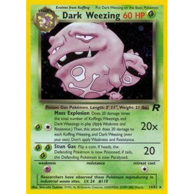 Dark Weezing (14/82) [Team Rocket]