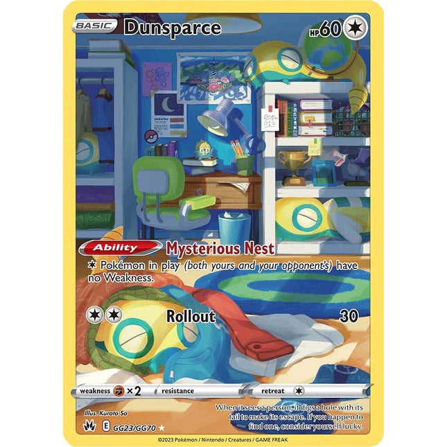 Dunsparce (GG23/GG70) [Sword & Shield: Crown Zenith]