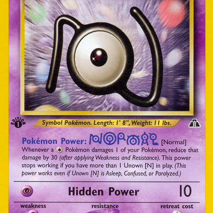 Unown [N] (50/75) [Neo Discovery 1st Edition]
