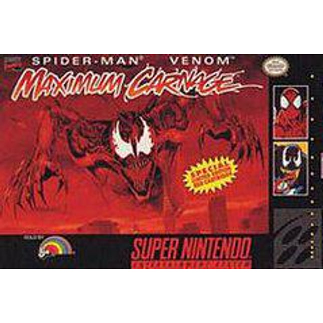 Spiderman Maximum Carnage - Super Nintendo