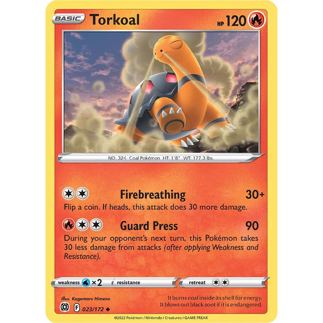 Torkoal (023/172) [Sword & Shield: Brilliant Stars]