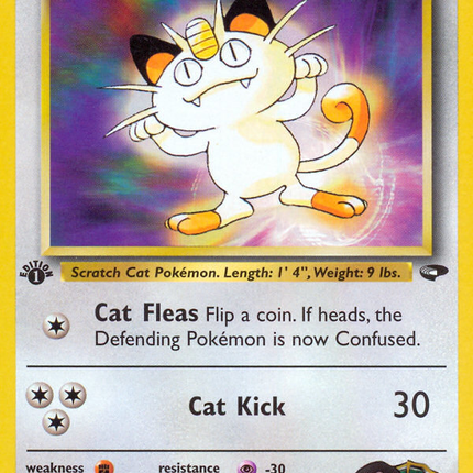 Giovanni's Meowth (74/132) [Gym Challenge 1st Edition]