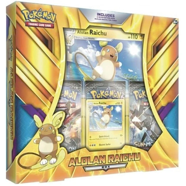 Alolan Raichu Collection Box - Pokemon - Roaring Skies/Burning Shadows Collection Box - Sealed - New