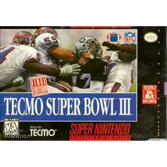 Tecmo Super Bowl III - Super Nintendo