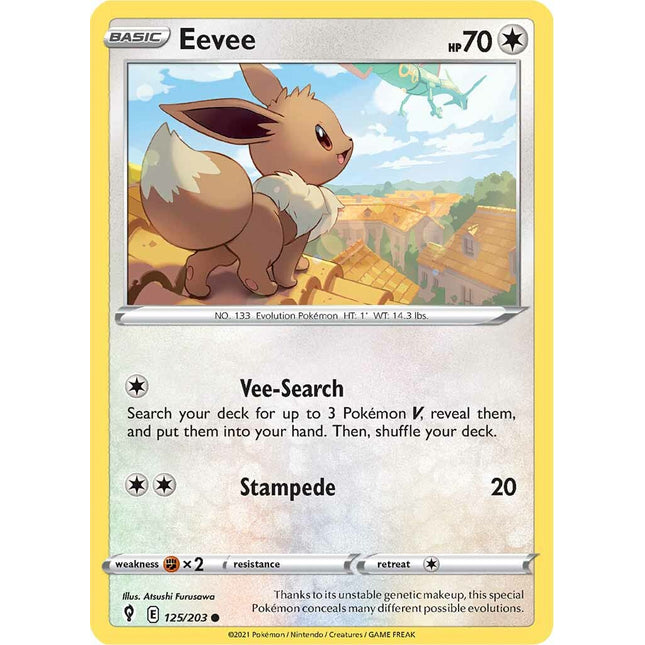 Eevee (125/203) [Sword & Shield: Evolving Skies]