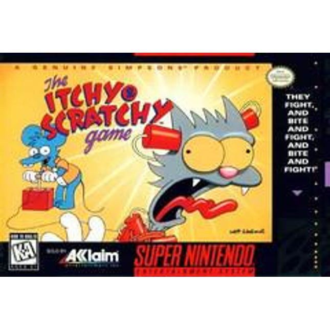 The Itchy and Scratchy Game - Super Nintendo