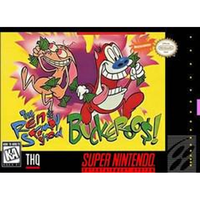 The Ren and Stimpy Show Buckeroos - Super Nintendo